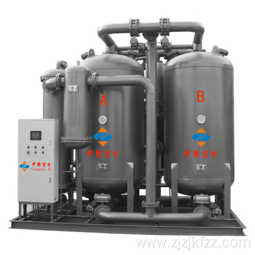 Secador de aire desecante regenerador de calor residual de consumo de aire